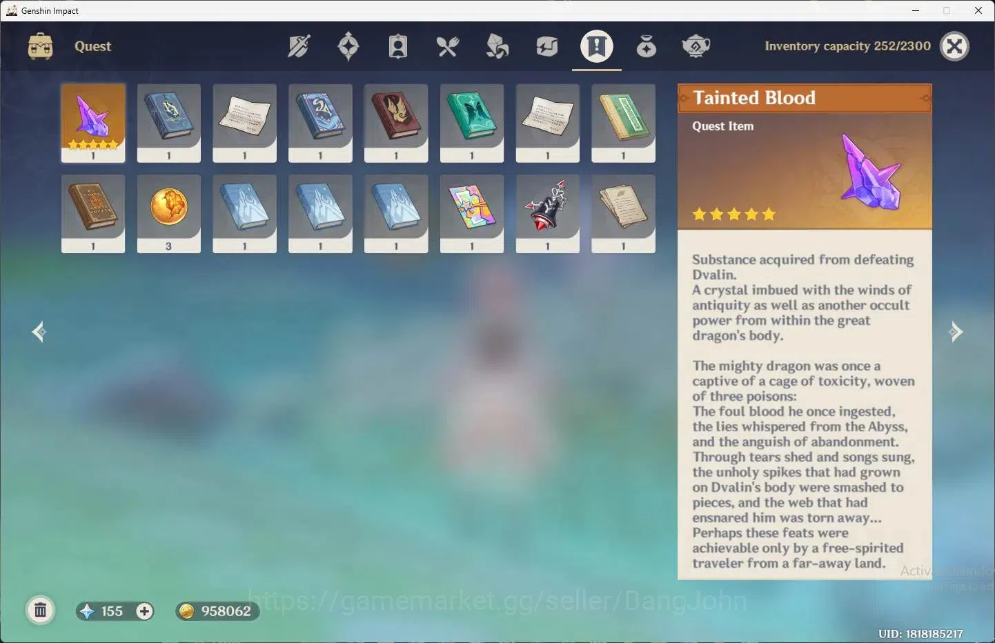 Genshin Impact Accounts ASIA | STARTER | AR 34|1 Limit|3 STD|Limit Linnea| image 9