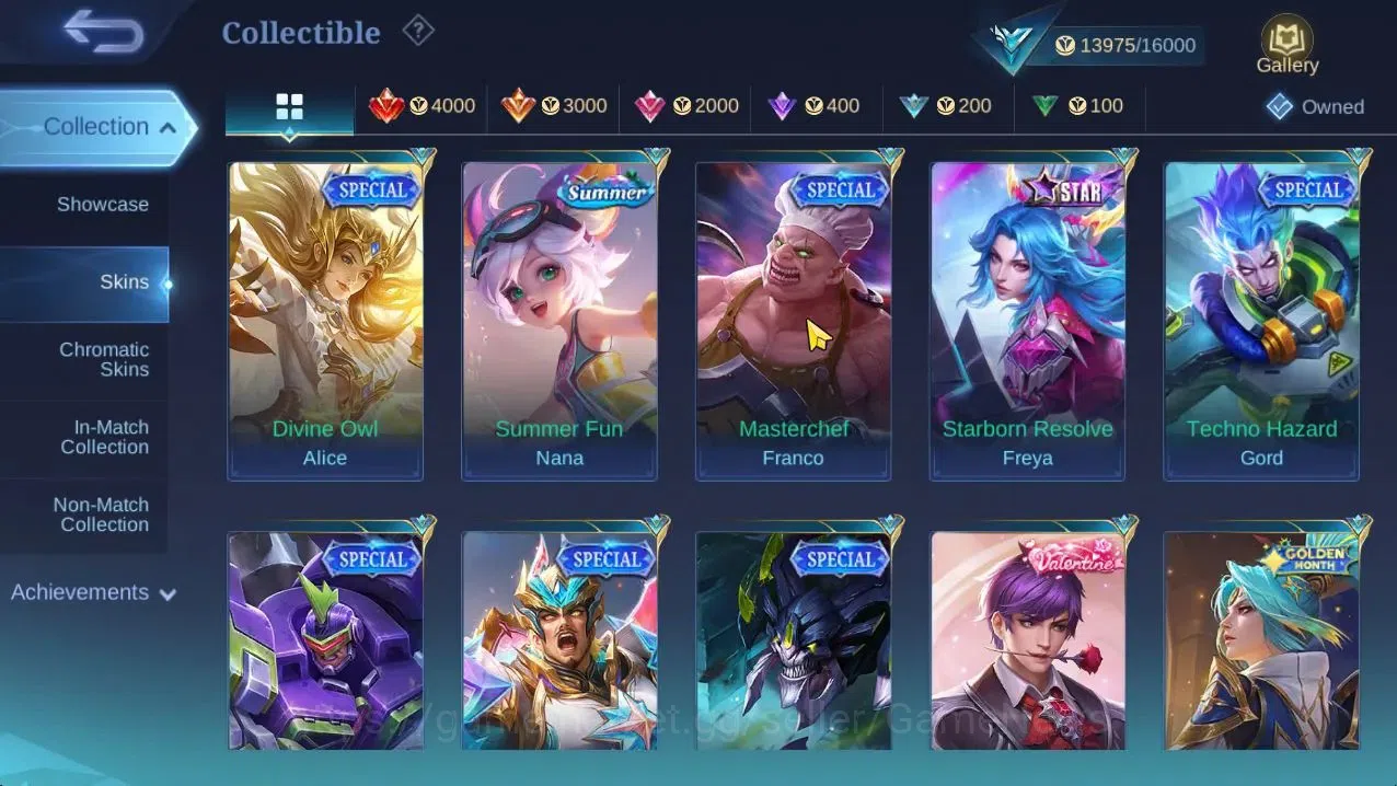 Mobile Legends: Bang Bang Accounts Hero 67|Skin 79|High Glory 56|Dragon T[Lancelot,Li image 5
