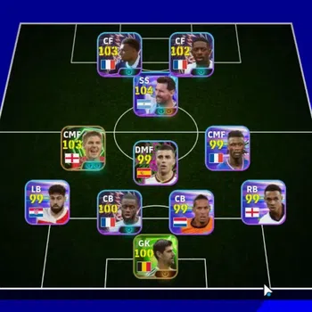 eFootball Accounts Legends & Iconic Players Android|NationalTeamPack France'26|Epic Gerrard,Shevchenko|4 ShowTime Lionel
