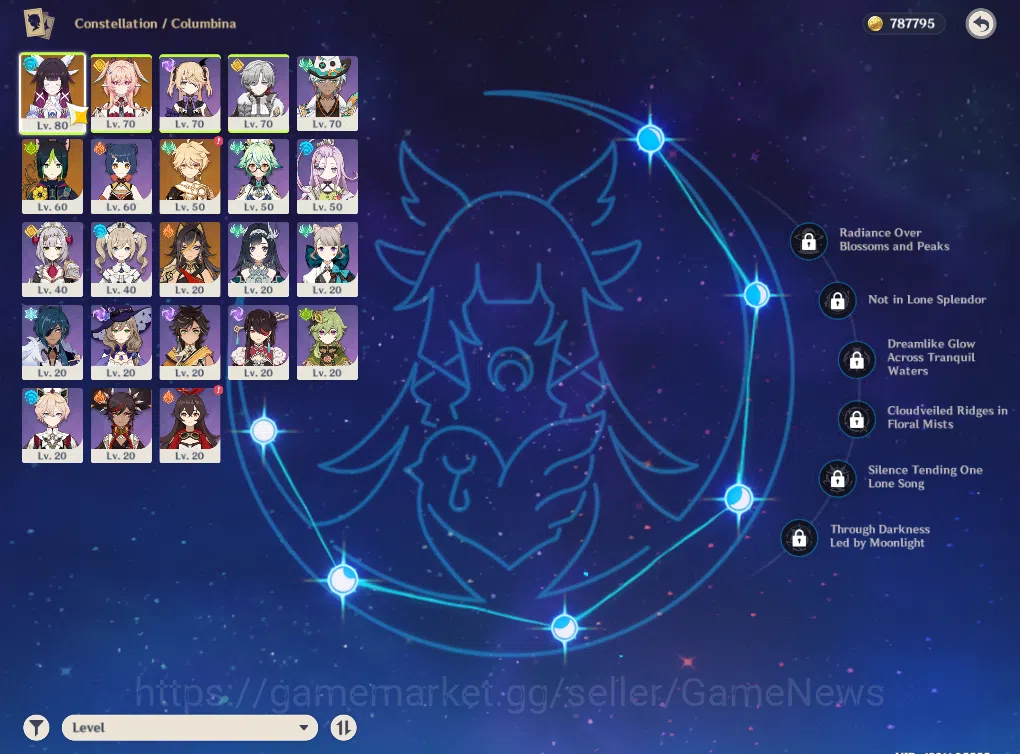 Genshin Impact Accounts ASIA|AR47|2Limited+2(*5Weapon)|Linnea,Columbina+si image 14