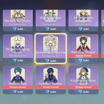 Genshin Impact Accounts Others ASIA | AR 60 | 12 Limit+2 Sign | Arlecchino,Furina,Nahida,Hu Tao+6 Charstd | MC Female