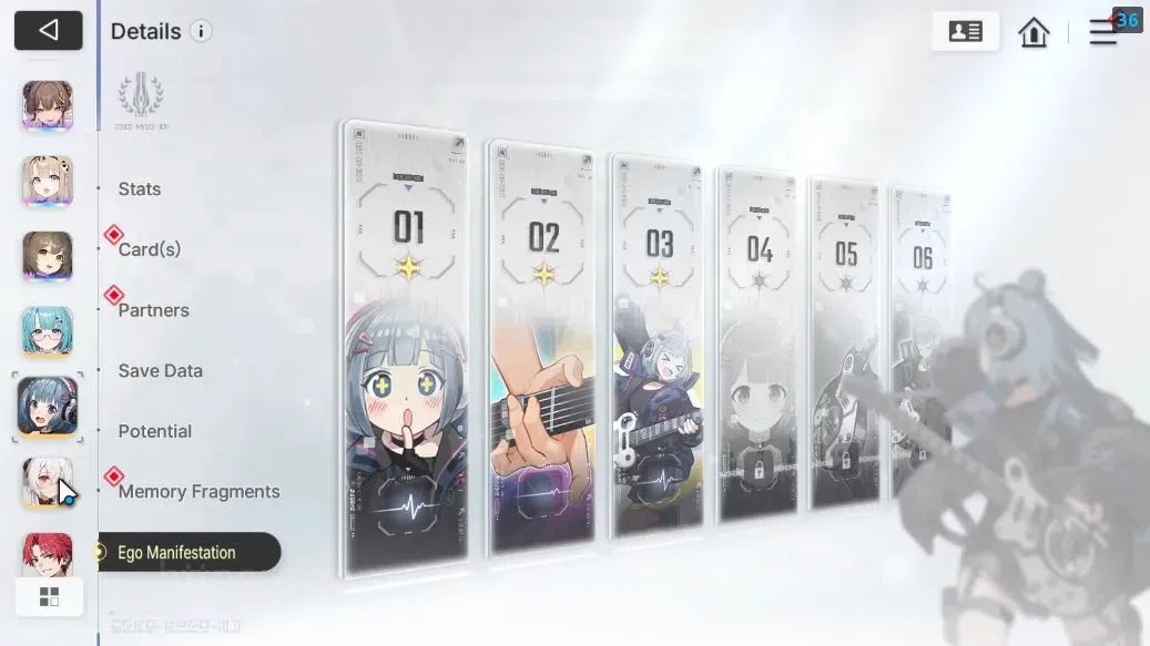 Chaos Zero Nightmare Accounts GLOBAL Lv40|4 SSR[HeidemarieM1,YukiM2,Haru,Veronica]+9 SR[MikaM1,NiaM3,SelenaM3,BerylM3,Etc]|1 7