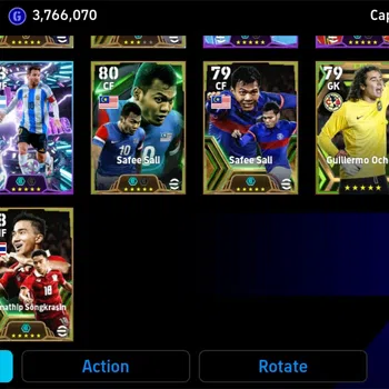 eFootball Accounts Legends & Iconic Players Mobile|PW 3196|George Best BigT,James Rodriguez ShowT,Ronaldinho Gaucho