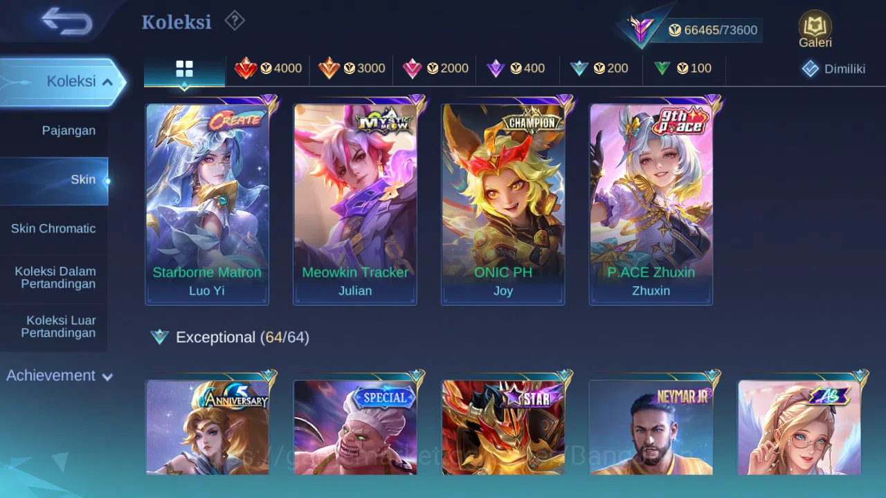 Mobile Legends: Bang Bang Accounts Hero 131 | Skin 292 | Aspirants Vexana | Prime Gra image 10