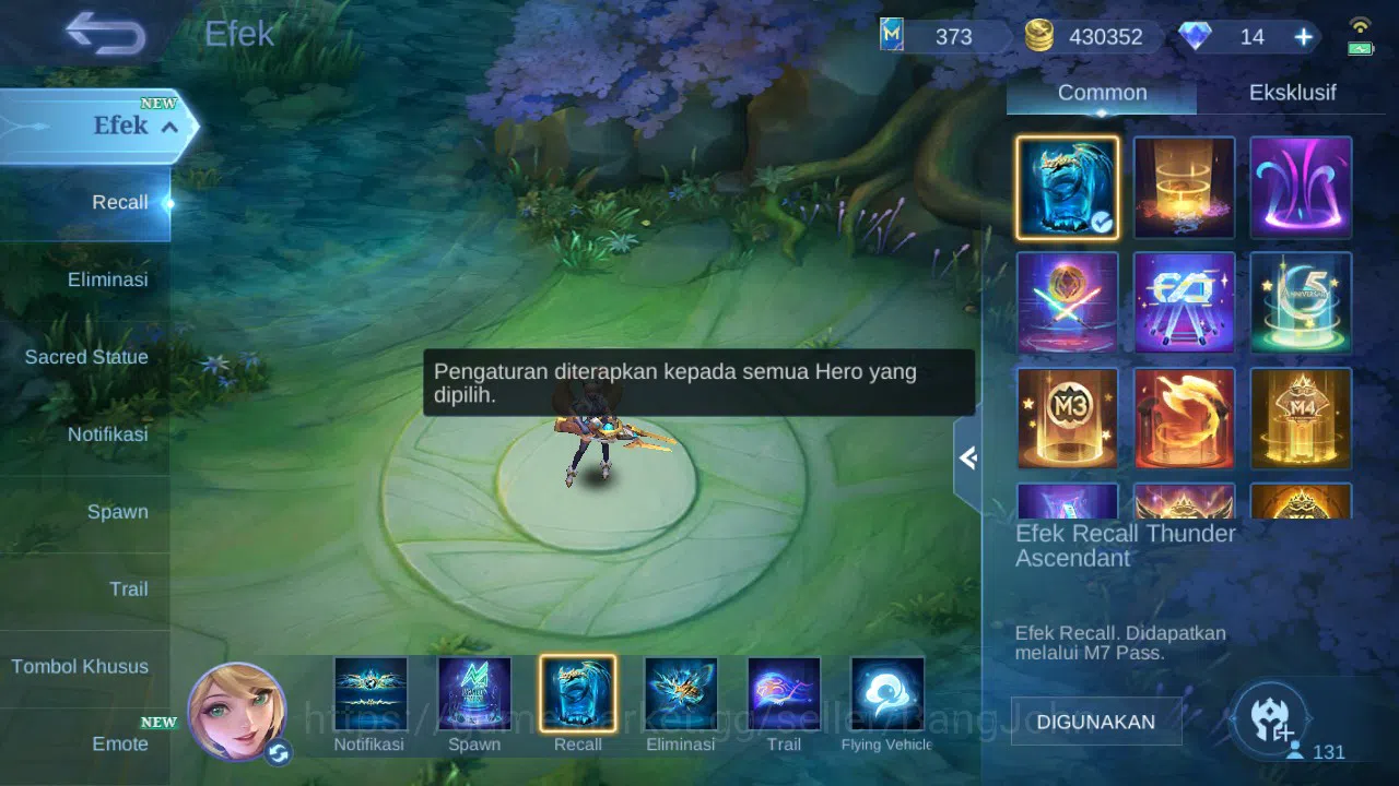 Mobile Legends: Bang Bang Accounts Hero 131 | Skin 292 | Aspirants Vexana | Prime Gra image 13