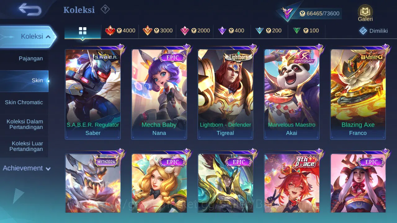 Mobile Legends: Bang Bang Accounts Hero 131 | Skin 292 | Aspirants Vexana | Prime Gra image 3