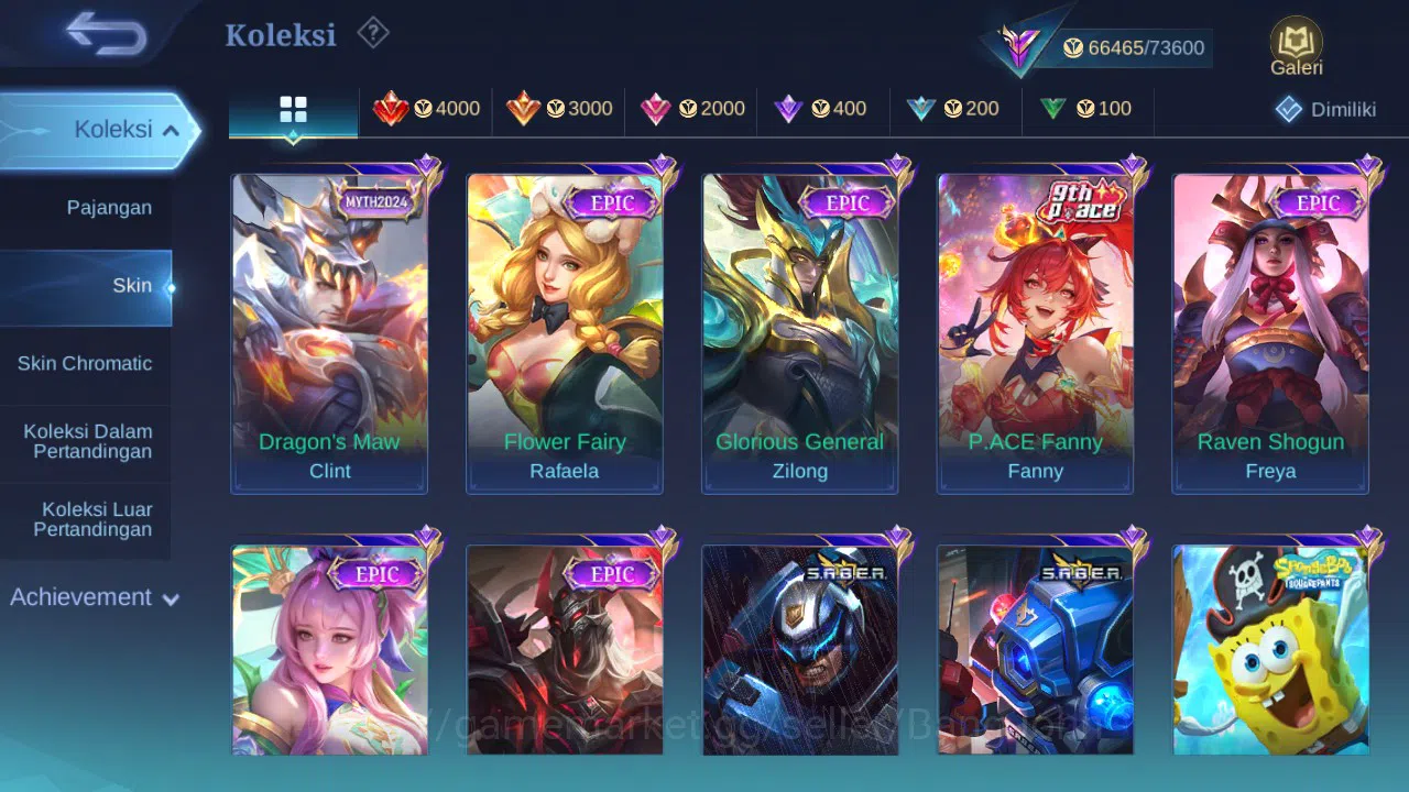 Mobile Legends: Bang Bang Accounts Hero 131 | Skin 292 | Aspirants Vexana | Prime Gra image 4