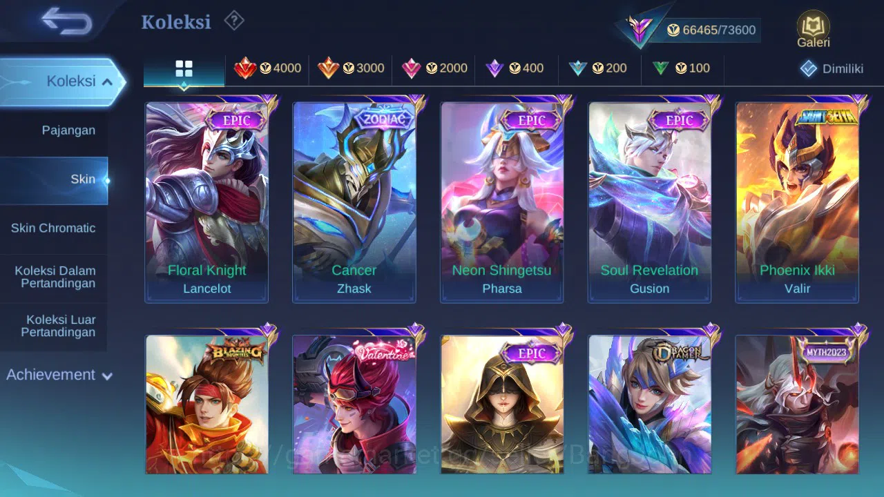 Mobile Legends: Bang Bang Accounts Hero 131 | Skin 292 | Aspirants Vexana | Prime Gra image 7