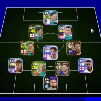 eFootball Accounts High-End Android|Power 2968|3 Epic Jaap Stam,Steven Gerrard,Ono Shinji|7 Show Time Jamal Musiala,Ibrahim