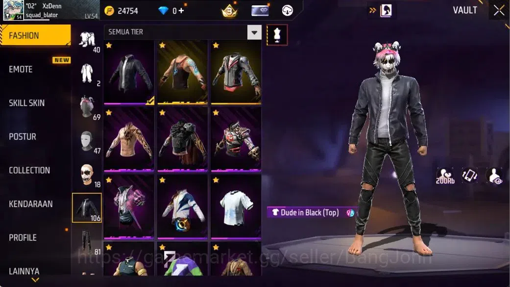 Free Fire Accounts Indonesia | Evo(AK47-BLUE FLAME DRACO Lv5,GROZA-BA image 10