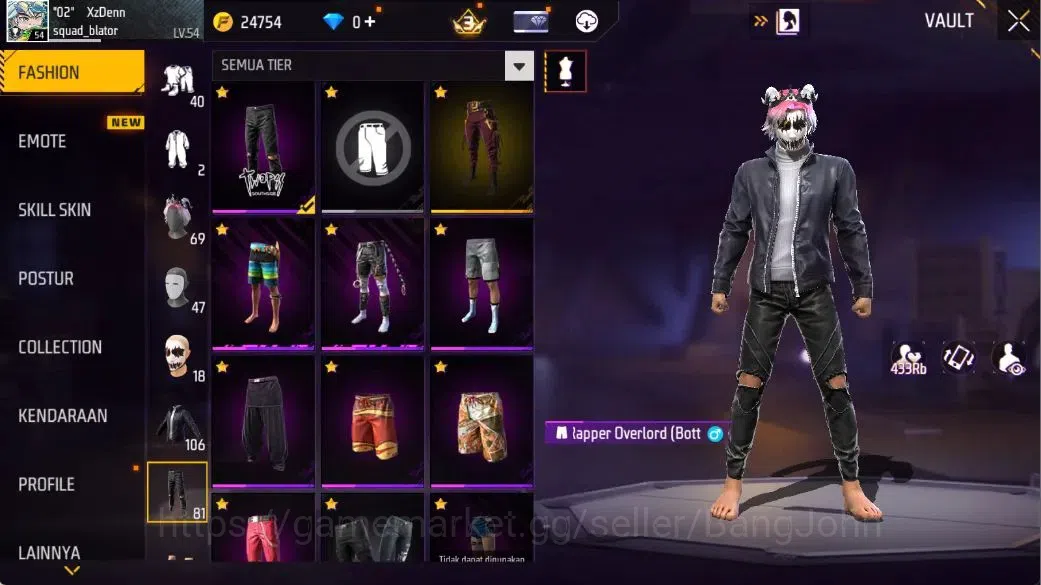 Free Fire Accounts Indonesia | Evo(AK47-BLUE FLAME DRACO Lv5,GROZA-BA image 11