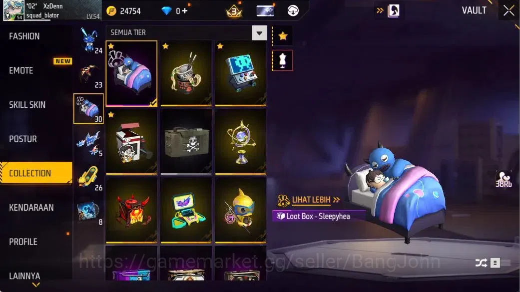 Free Fire Accounts Indonesia | Evo(AK47-BLUE FLAME DRACO Lv5,GROZA-BA image 16