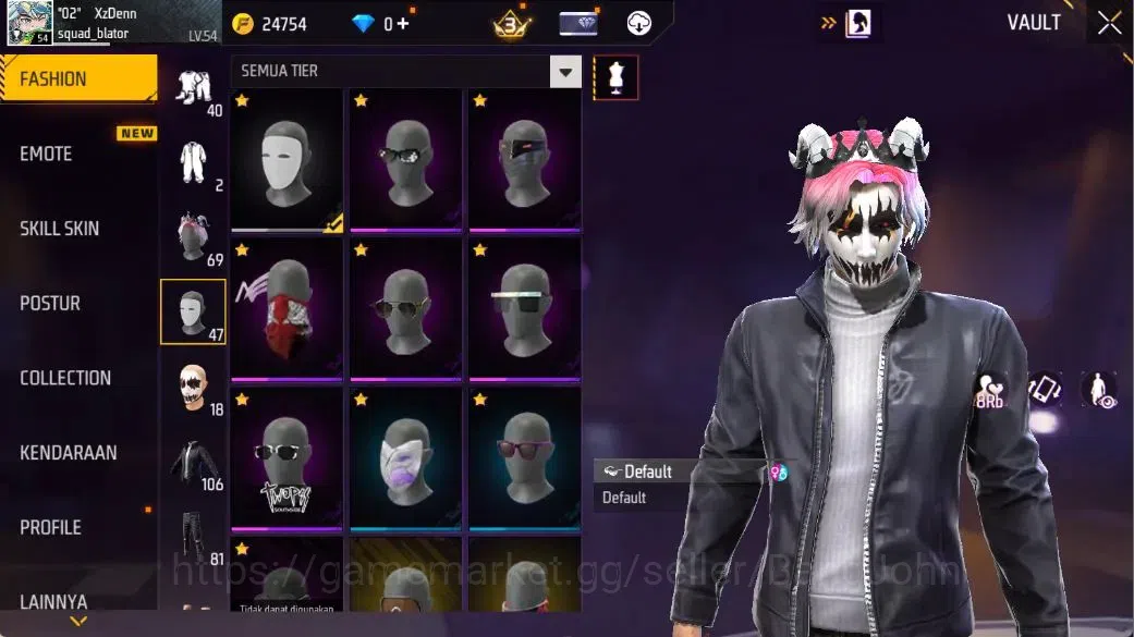 Free Fire Accounts Indonesia | Evo(AK47-BLUE FLAME DRACO Lv5,GROZA-BA image 8