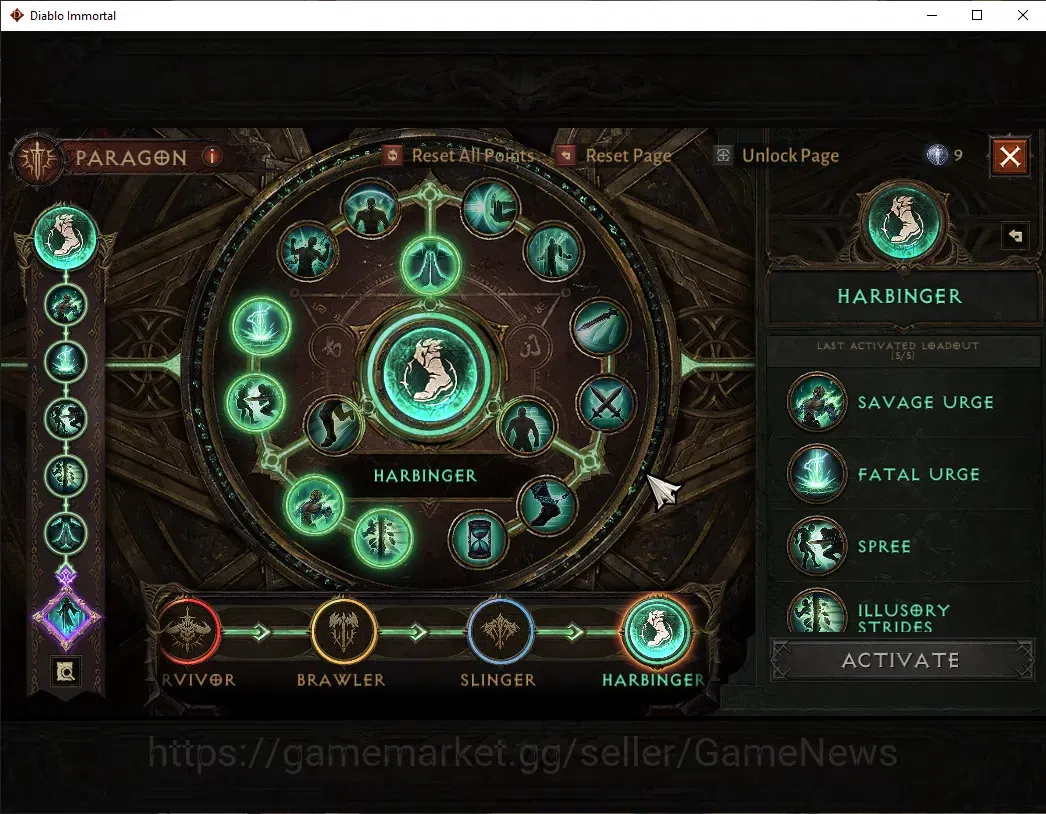 Diablo Immortal Accounts NA-High Heavens|CS ON|Lv60(1001)|Necromancer|47k C image 11