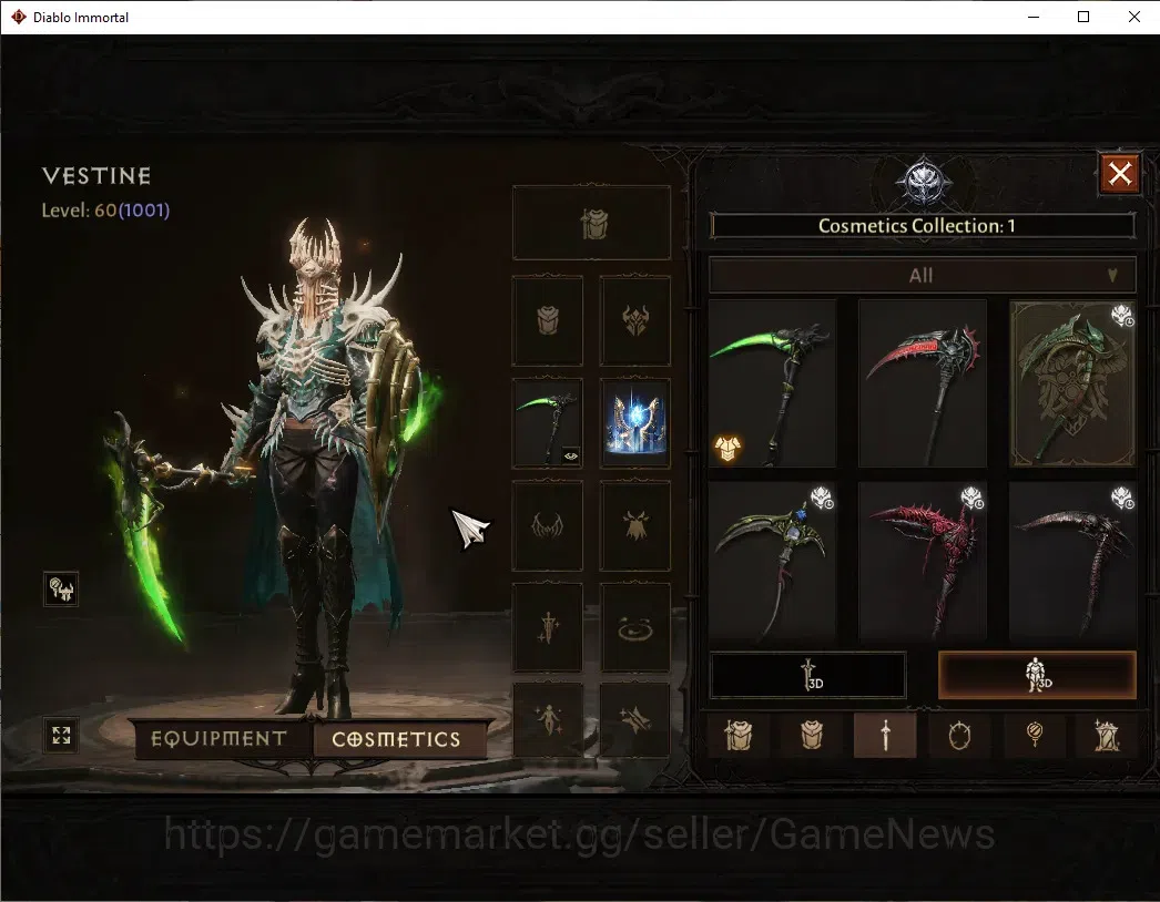 Diablo Immortal Accounts NA-High Heavens|CS ON|Lv60(1001)|Necromancer|47k C image 9