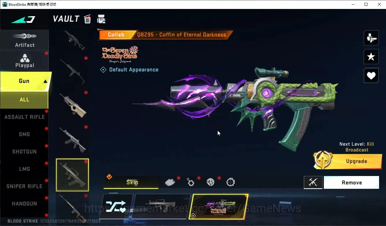 Blood Strike Accounts Asia|ETERNAL DeAgle+Collab TR Jack-Takamichi,7DS A image 11
