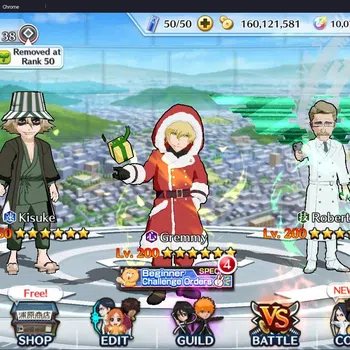 Bleach: Brave Souls Accounts Starter Global |104K BP+10K Orb|Fresh Story|Ichigo Renewed,10th,DT|Aizen 6th|Robert
