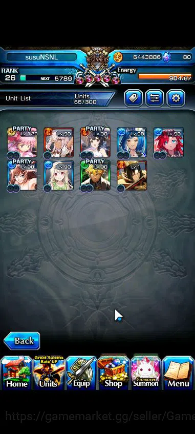 Grand Summoners Accounts Global|Rank 26|Starter|9 Ascend|S Miyu,WH Fen,Chlo image 3