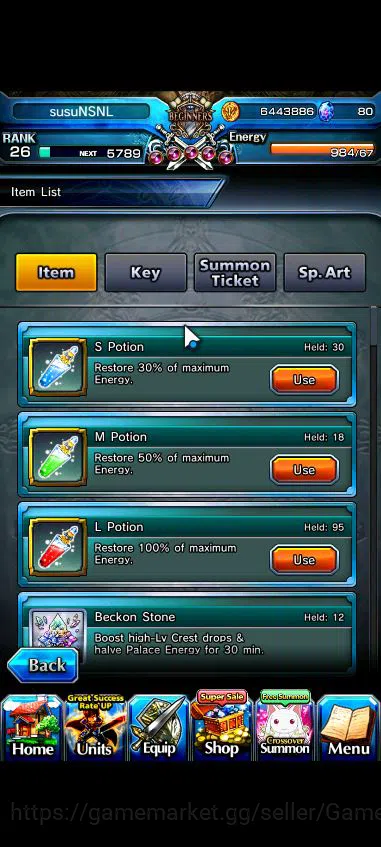 Grand Summoners Accounts Global|Rank 26|Starter|9 Ascend|S Miyu,WH Fen,Chlo image 5