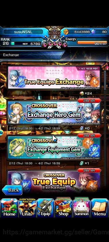 Grand Summoners Accounts Global|Rank 26|Starter|9 Ascend|S Miyu,WH Fen,Chlo image 7
