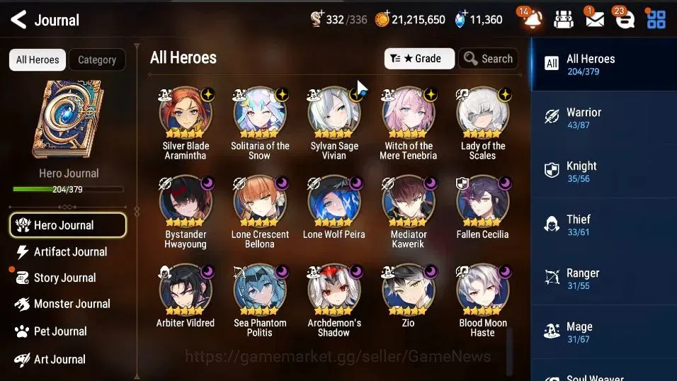 Epic Seven Accounts High-End GLOBAL Unverif|22 ML[LOT Scales,BArunka,EIlynav,BM Haste,etc]+Rinak[299 12