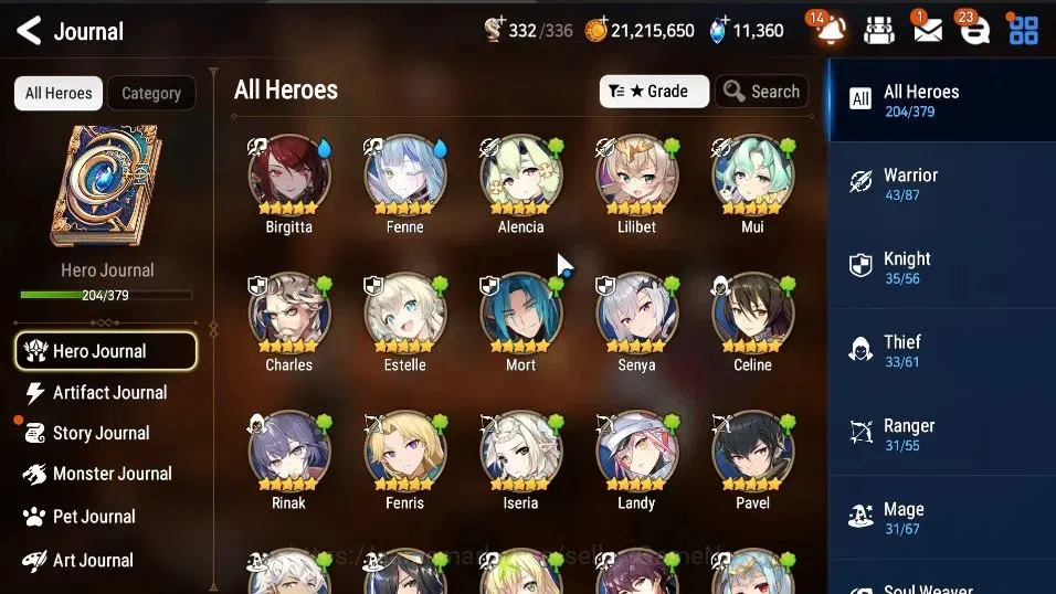 Epic Seven Accounts High-End GLOBAL Unverif|22 ML[LOT Scales,BArunka,EIlynav,BM Haste,etc]+Rinak[299 9