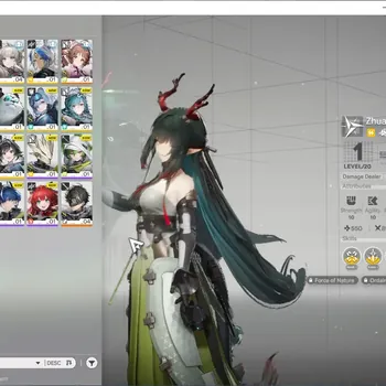 Arknights: Endfield Accounts ASIA|Lv 2|3 SSR 1 Limited + 2 (*6 Weapon)| (Zhuang Fangyi) |Ardelia,Last Rite|5K Ars|Male