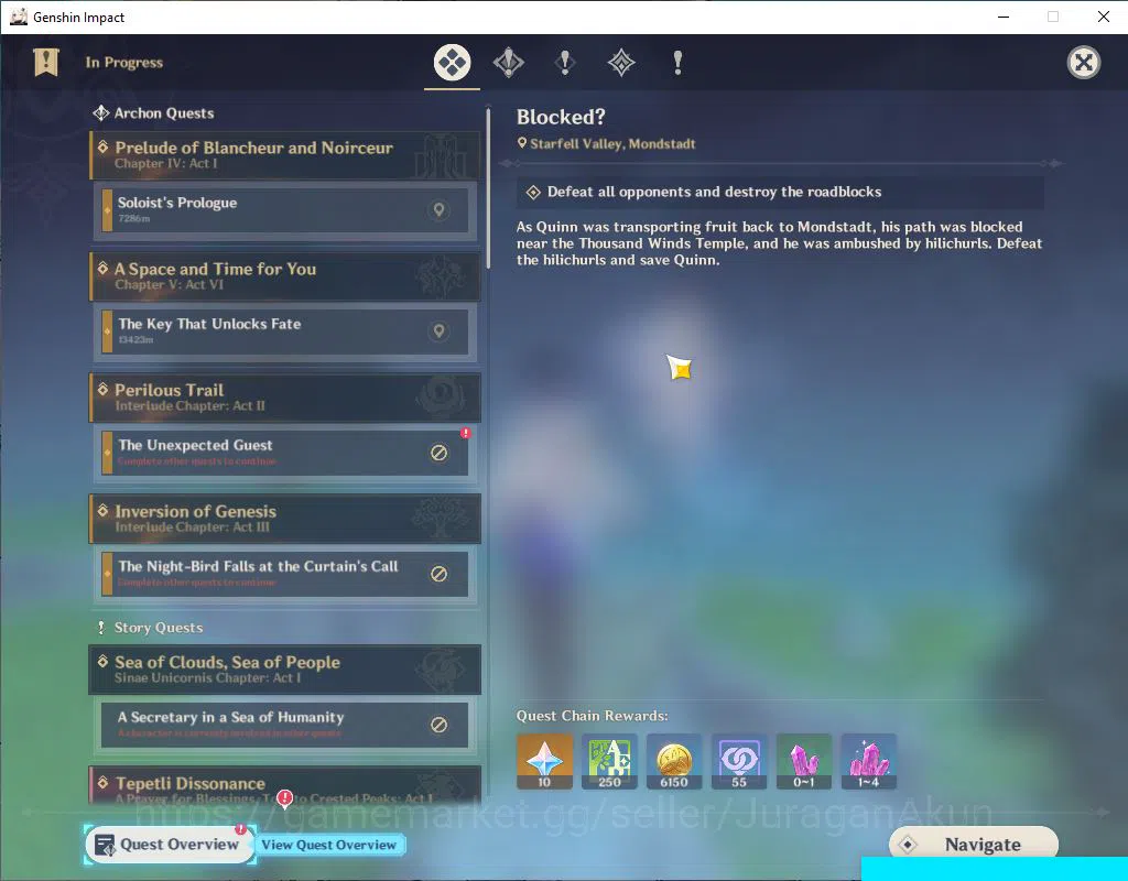 Genshin Impact Accounts ASIA|AR 55|6 Limited +1(*5Weapon)|| Wanderer+C1,Ye image 10