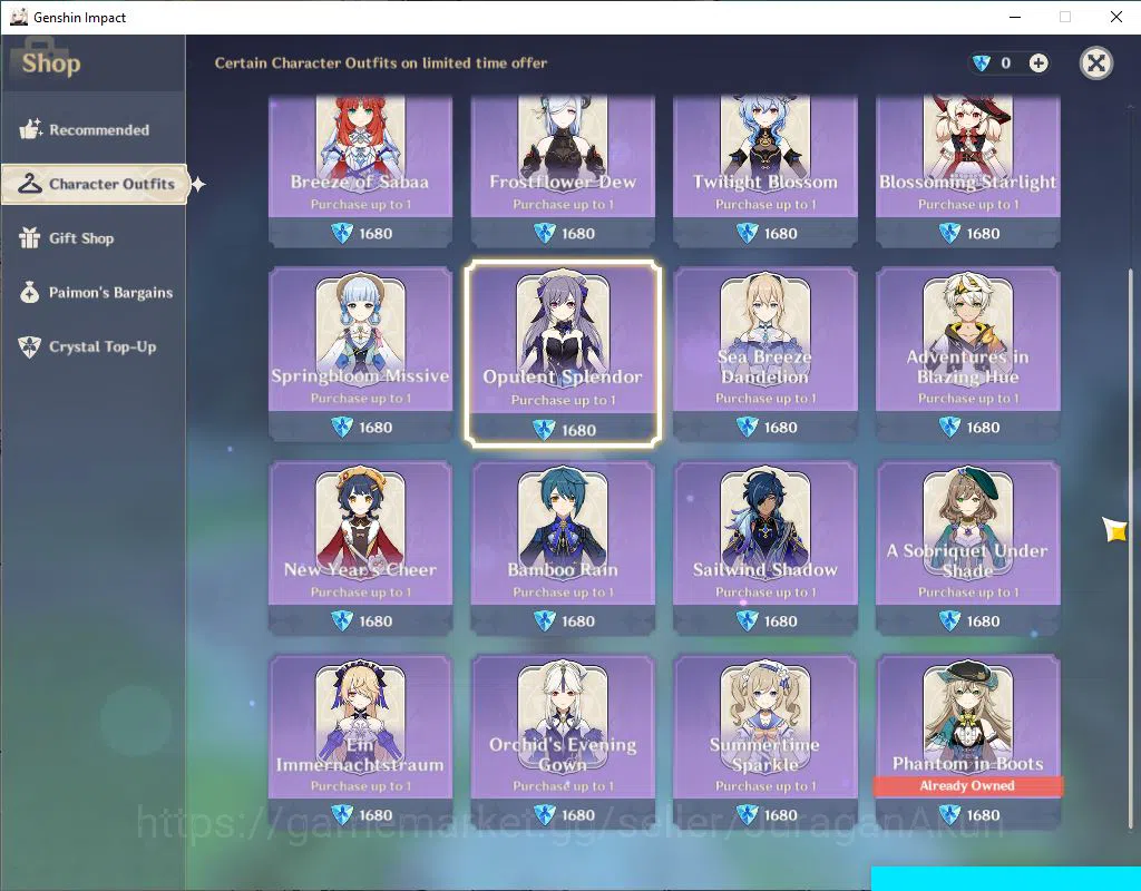 Genshin Impact Accounts ASIA|AR 55|6 Limited +1(*5Weapon)|| Wanderer+C1,Ye image 12
