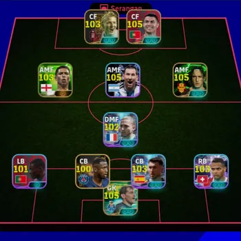 eFootball Accounts High-End Kolektif 3209+ Ronaldo x Totti x Laporta x Manuel Akanji x Iker Casillas x Rooney x Van Basten x