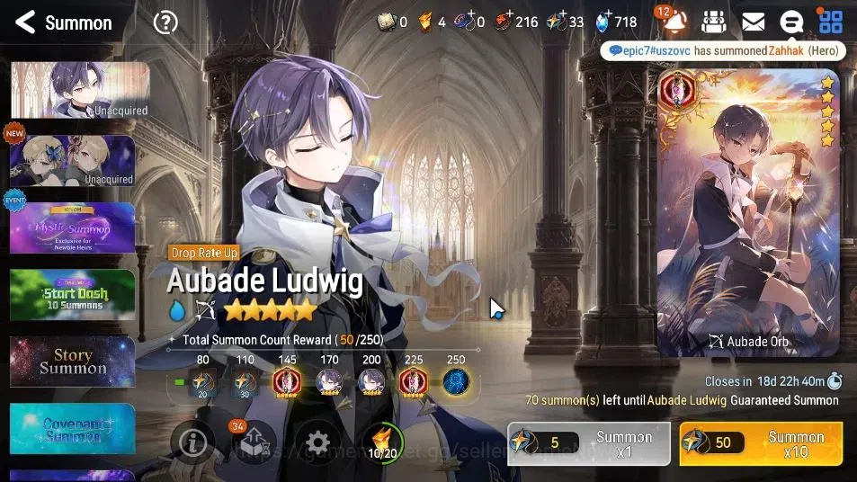 Epic Seven Accounts ASIA|5 ML(A Vildred,A Tywin,SS Vivian,Straze,B Hwa image 20