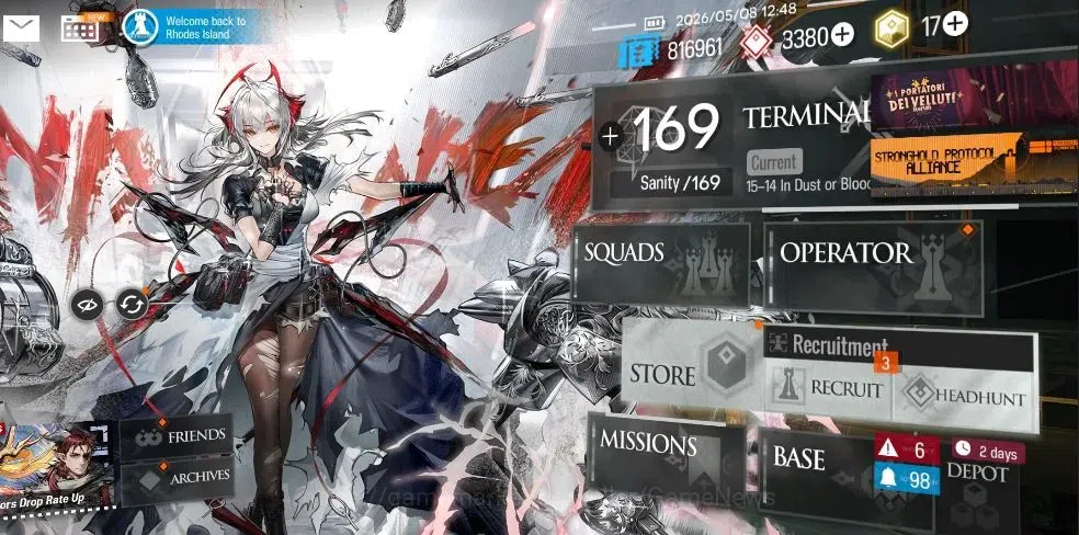 Arknights Accounts Lv 59|138 Op+8 Outfits|5 Limited|ETNC,Wis'adel,TTO image 2