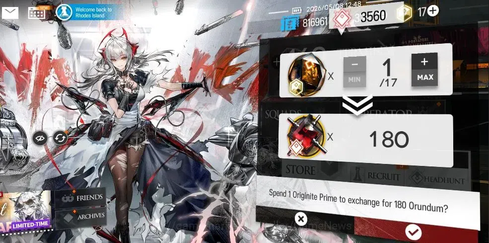 Arknights Accounts Lv 59|138 Op+8 Outfits|5 Limited|ETNC,Wis'adel,TTO image 3