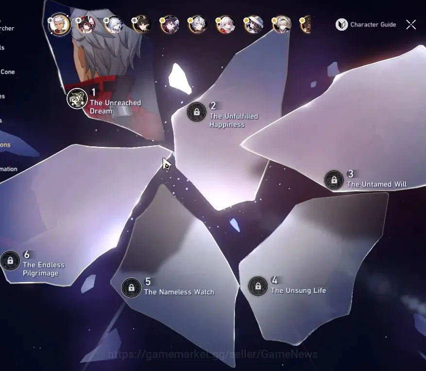 Honkai Star Rail Accounts ASIA|TL 70|Hypercarry Team|13 Limited|[(ArcherE1,T image 5