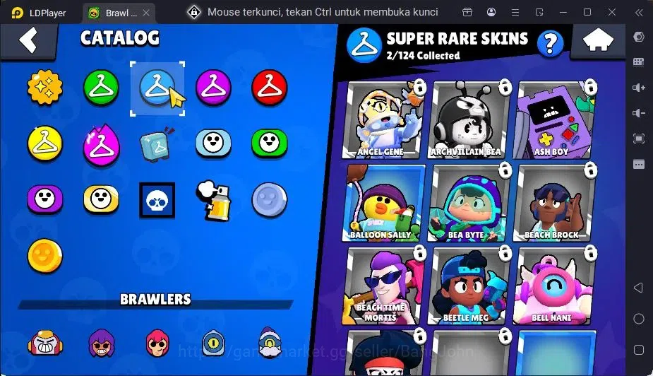 Brawl Stars Accounts Global | 26 Brawler|2 Max Hypercharge(Melodie,Surge)|1 Hypercharge,8 Epic Skin|7255 Bling+PP 2412 10