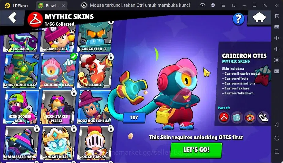 Brawl Stars Accounts Global | 26 Brawler|2 Max Hypercharge(Melodie,Surge)|1 Hypercharge,8 Epic Skin|7255 Bling+PP 2412 19