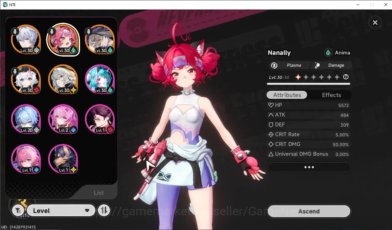 Neverness to Everness Accounts Southeast Asia|HL 17|7 S-Class [Nanally+Outfit Pho image 2