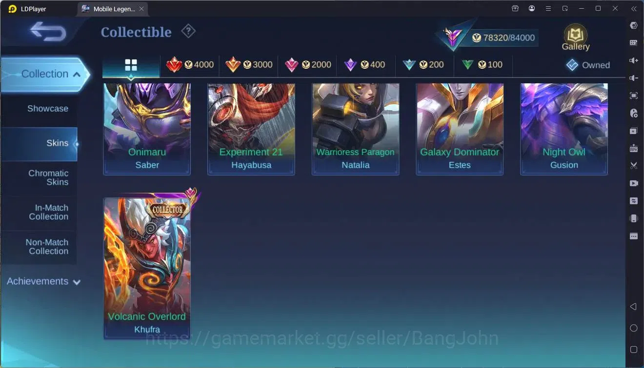 Mobile Legends: Bang Bang Accounts Global|Hero 132|Skin 294|Renowned|Prime YZ|TFM Rog image 19
