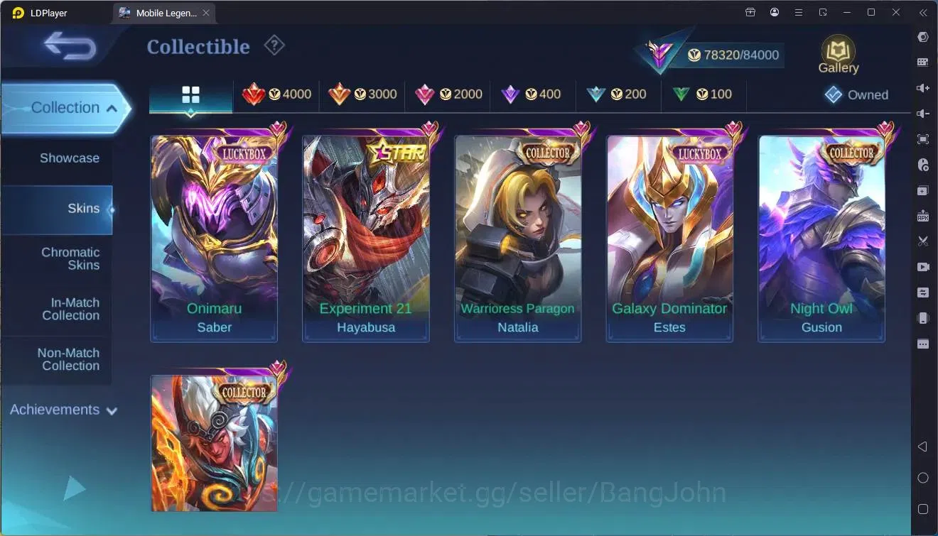 Mobile Legends: Bang Bang Accounts Global|Hero 132|Skin 294|Renowned|Prime YZ|TFM Rog image 20