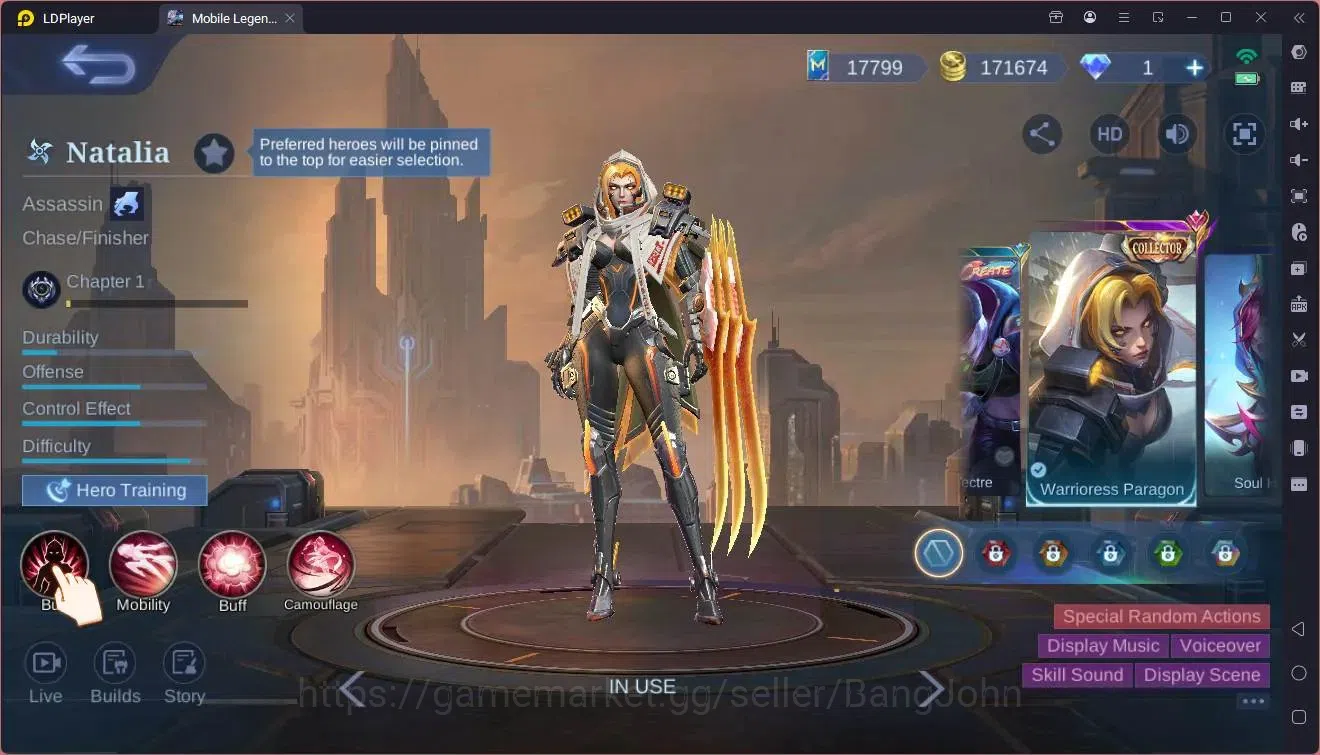 Mobile Legends: Bang Bang Accounts Global|Hero 132|Skin 294|Renowned|Prime YZ|TFM Rog image 4