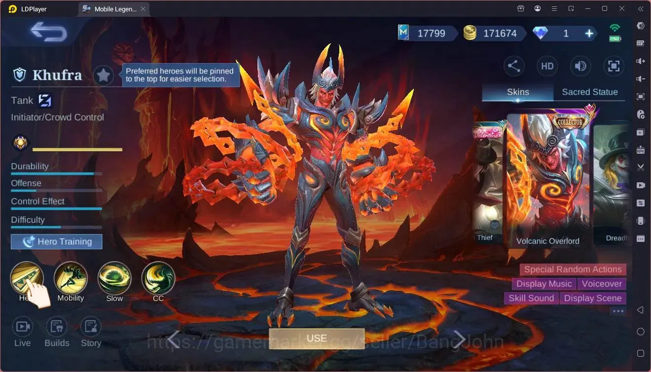 Mobile Legends: Bang Bang Accounts Global|Hero 132|Skin 294|Renowned|Prime YZ|TFM Rog image 6