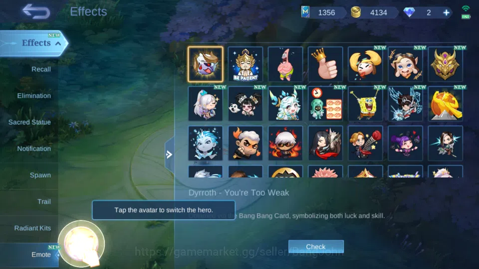 Mobile Legends: Bang Bang Accounts Hero 103 | Skin 168 | Saber Freya | Blazing Aldous image 16