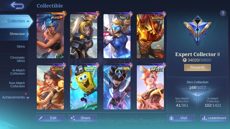 Mobile Legends: Bang Bang Accounts Hero 103 | Skin 168 | Saber Freya | Blazing Aldous image 5