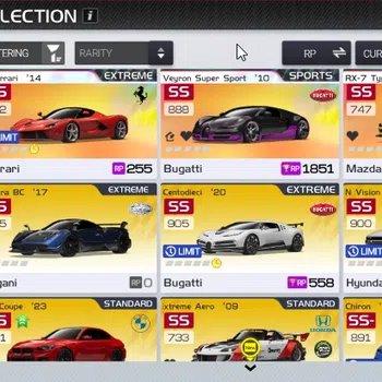 Racing Master Accounts SEA|Lvl 12|2 PL (SS Veyron Super Sport, SS RX-7 Type RS) +40 Etc Cars|204K Gold + 11510 DM|Log