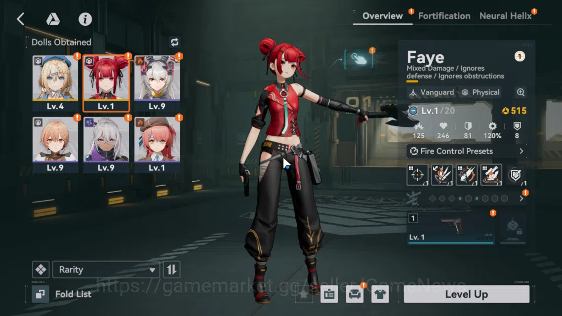 Girls' Frontline Accounts GlobalSunborn| Starter Gacha Papasha,Faye |Gems 25 image 4