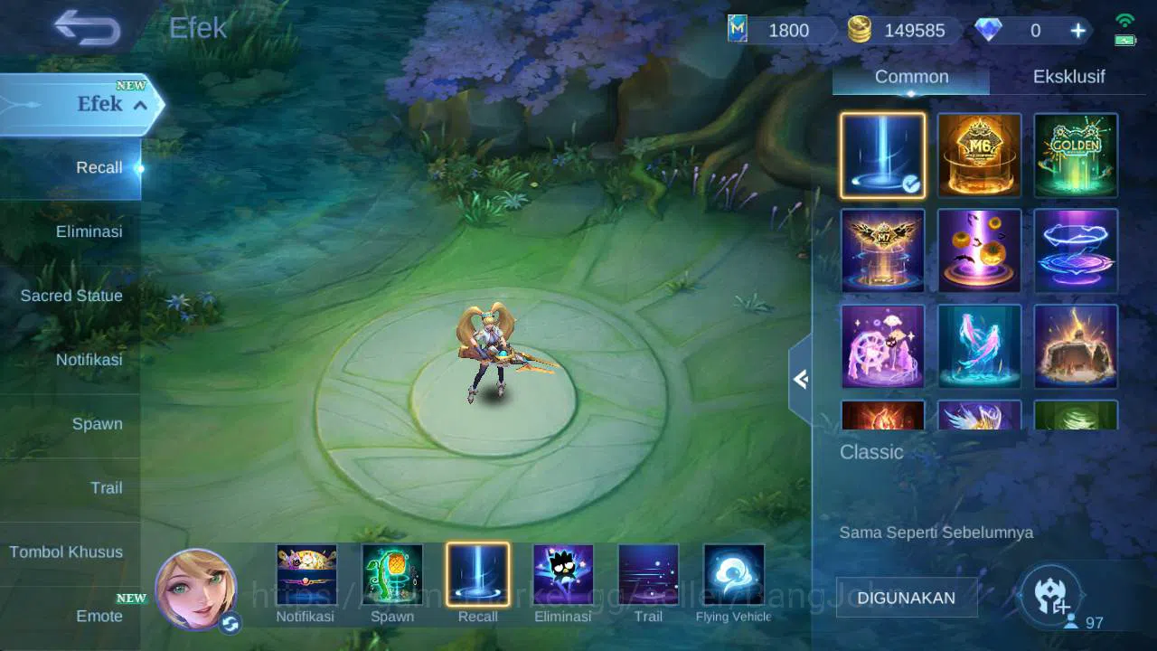 Mobile Legends: Bang Bang Accounts Hero 90+, Skin 150+|Lborn fanny, Rising loli, Sabe image 11