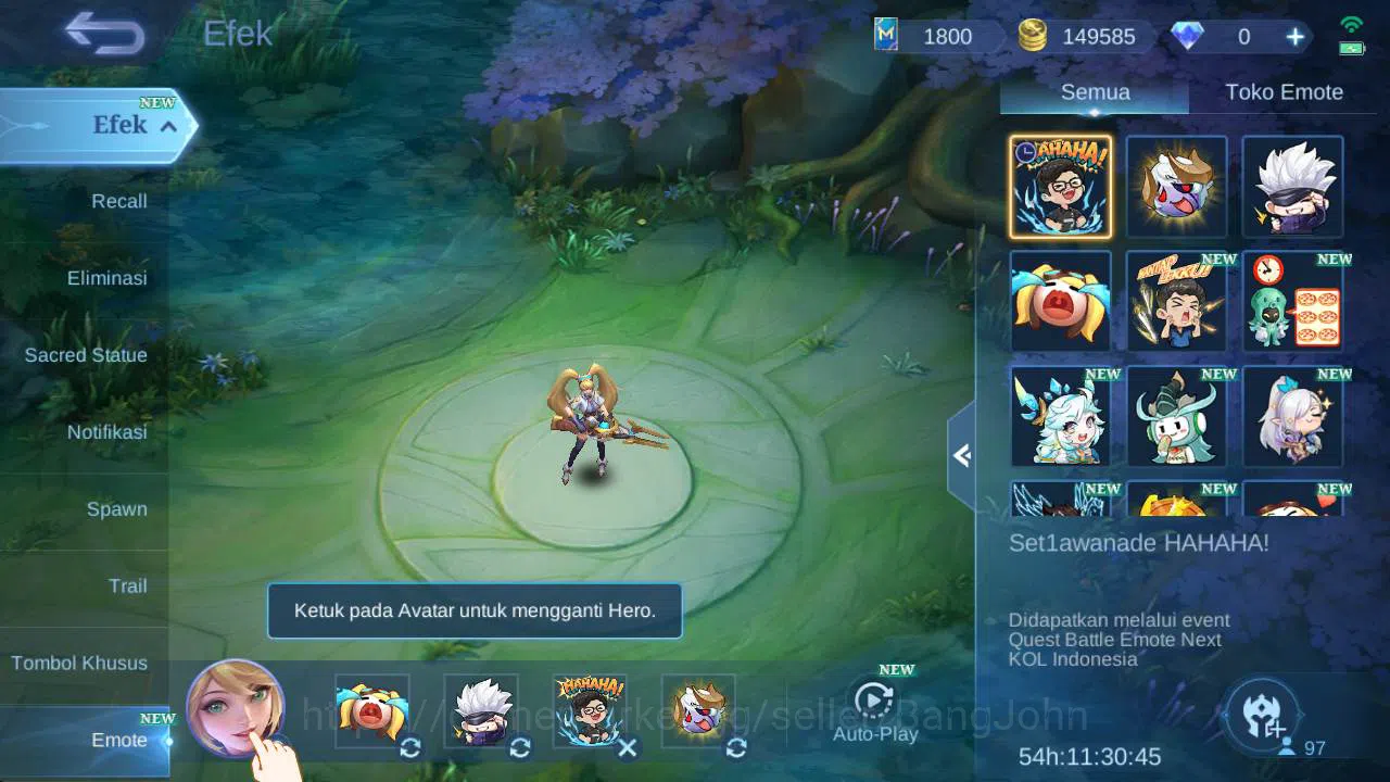 Mobile Legends: Bang Bang Accounts Hero 90+, Skin 150+|Lborn fanny, Rising loli, Sabe image 12