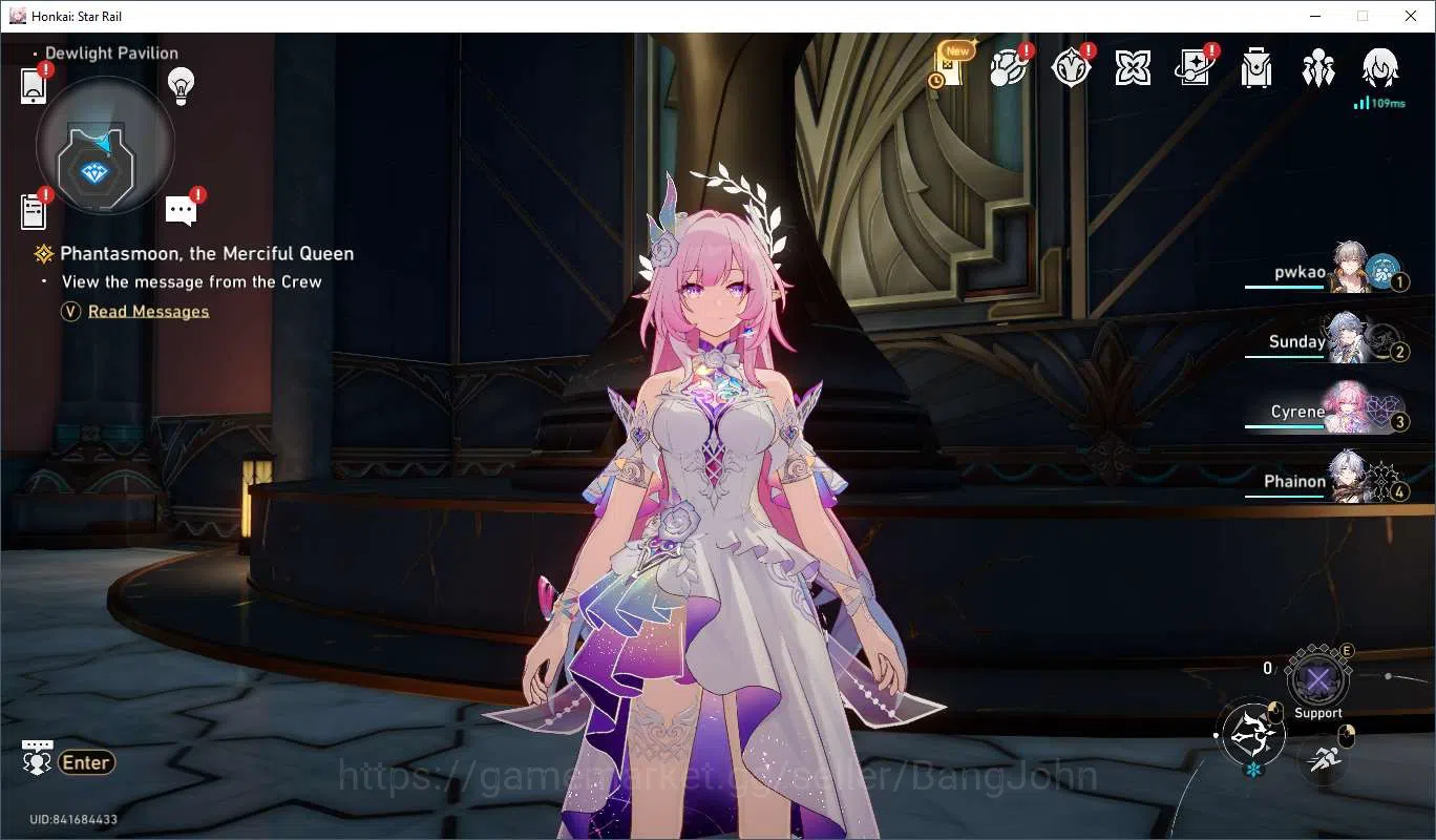Honkai Star Rail Accounts ASIA TL65|Cyrene E2|Phainon|Sunday|Ruan Mei|Dan He image 1