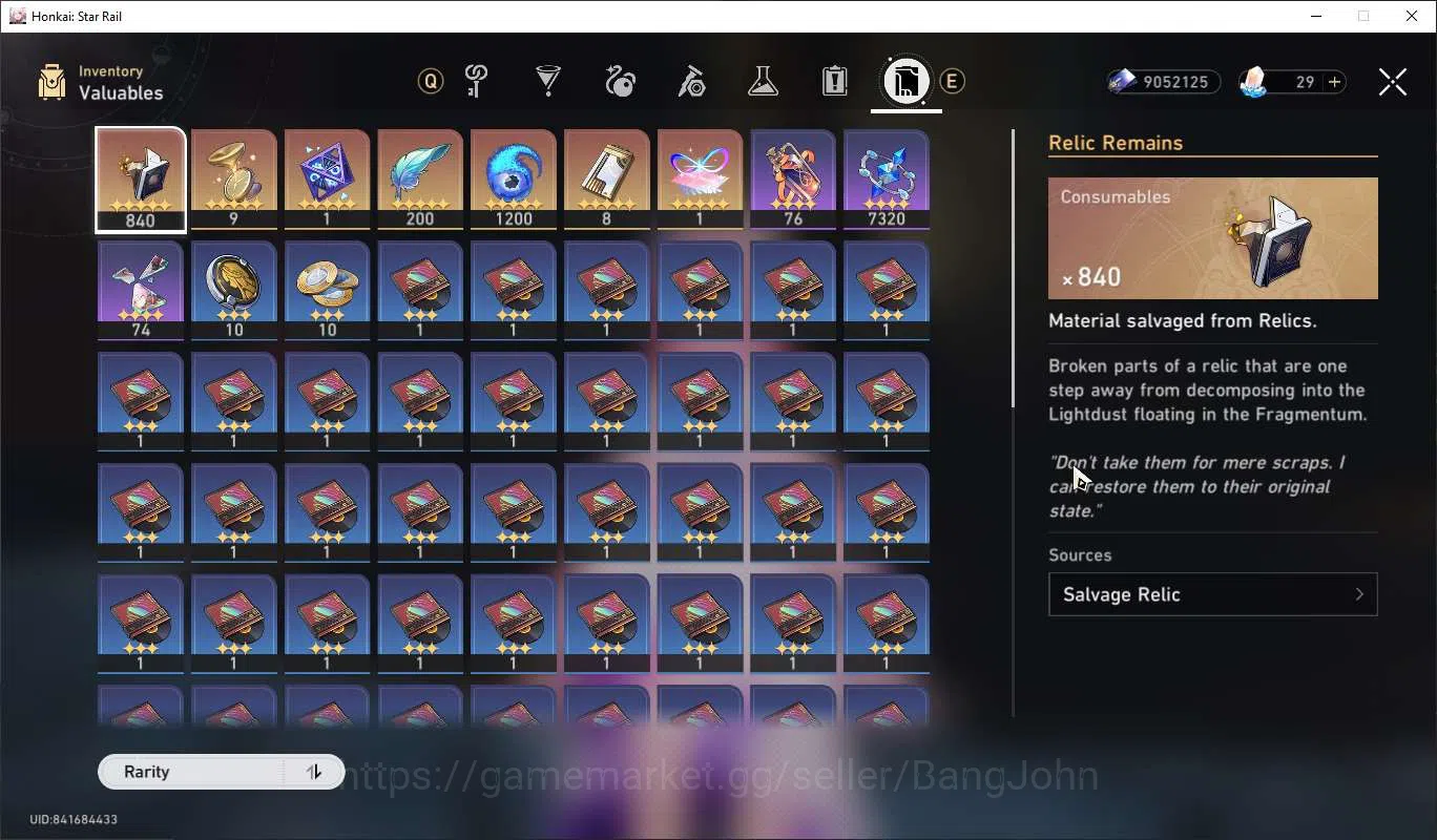 Honkai Star Rail Accounts ASIA TL65|Cyrene E2|Phainon|Sunday|Ruan Mei|Dan He image 6