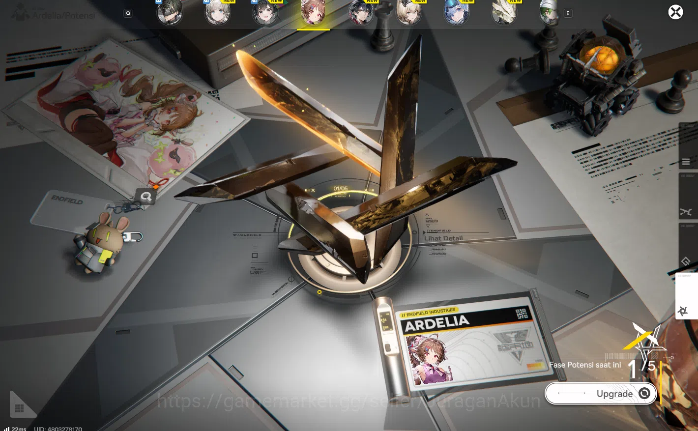 Arknights: Endfield Accounts ASIA | Fresh Meta Starter | (1 SSR) Ardelia P1 + 5 Char SR Character | Log Gryplink | Take Mail 2